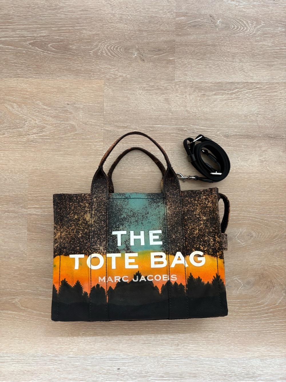 Medium Marc Jacobs custom The Tote Bag w/ Milky Way on the Horizon